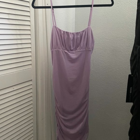 tillys purple dress EDIKTED Studded Cutout Backless Mini Dress - PURPLE - M